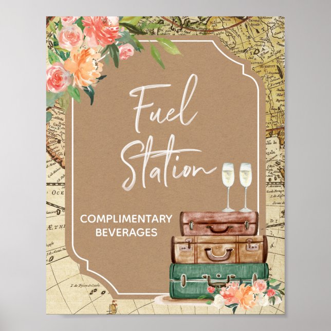 Love is an Adventure Bridal Shower Poster (Front)