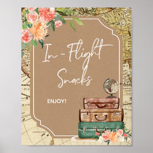 Love is an Adventure Bridal Shower Poster (Front)