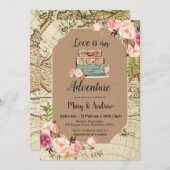 Love is an Adventure Wedding Invitation (Front/Back)