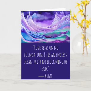 Love Is An Endless Ocean Digital Art Card