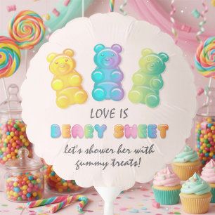 Love Is Beary Sweet Candyland Bridal Shower Balloon