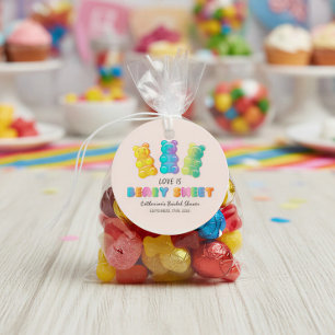 Love Is Beary Sweet Candyland Bridal Shower Favor Tags