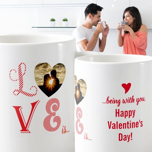 Love is being with you Valentines Day Mug