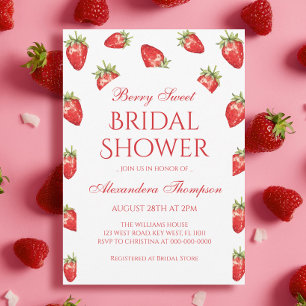 Love is Berry Sweet Bridal Shower Invitation