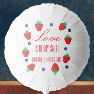 Love Is Berry Sweet Fruit Bridal Shower Balloon
