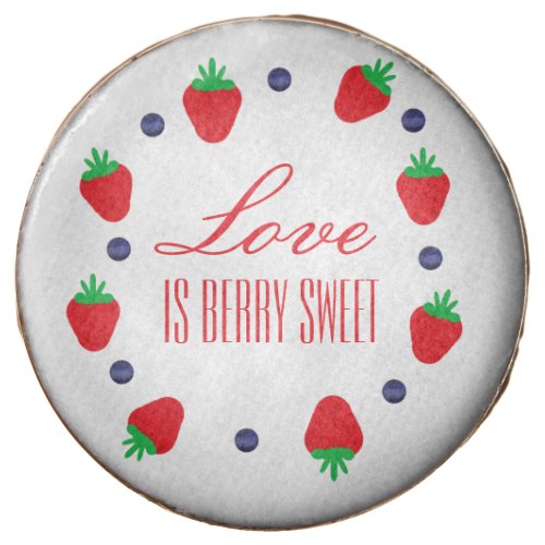 Love Is Berry Sweet Fruit Bridal Shower Chocolate Covered Oreo