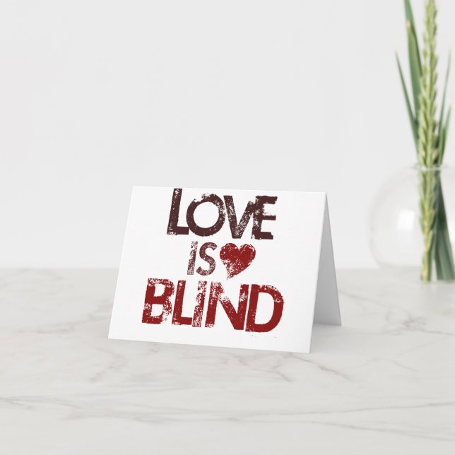 Love is Blind Holiday Card (Front)