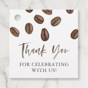 Love is Brewing A Baby is Brewing Coffee Shower Favor Tags