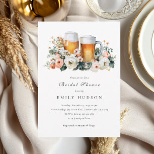 Love is Brewing Beer Bridal Shower Invitation