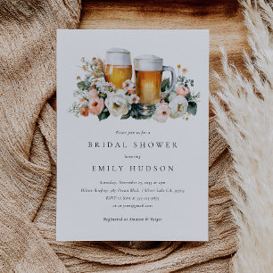 Love is Brewing Beer Bridal Shower Invitation