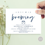 Love is brewing, Beer Party Bridal Shower Invitation