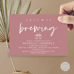 Love is brewing, Beer Party Bridal Shower Invitation