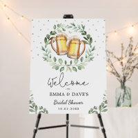 Love is Brewing Beers Cheers Bridal Shower Welcome