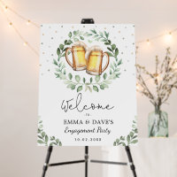 Love is Brewing Beers Cheers Wedding Party Welcome