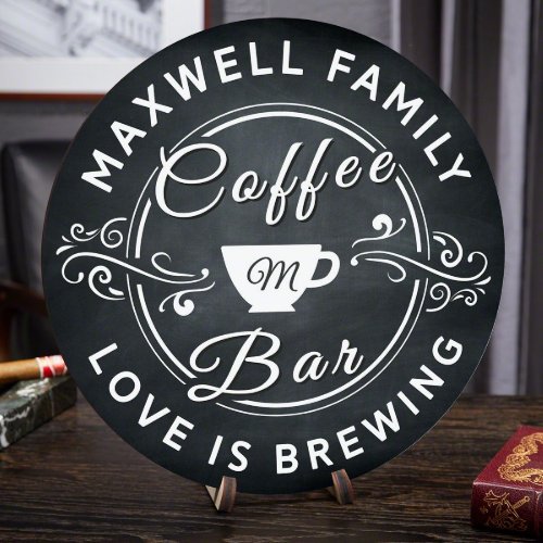 Love Is Brewing Birchwood KitchenCoffee Bar Sign