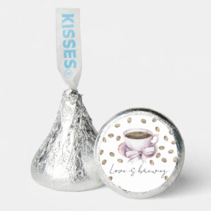 Love is brewing Bow Coffee Bridal shower Hershey®'s Kisses®