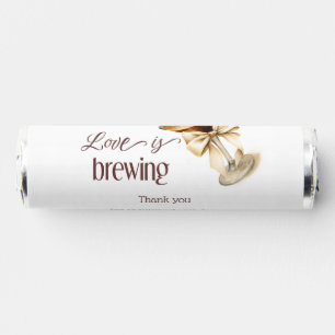 Love is Brewing Bow Espresso Martini Bridal Shower Breath Savers® Mints