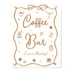 Love is Brewing Bridal Shower Coffee Bar