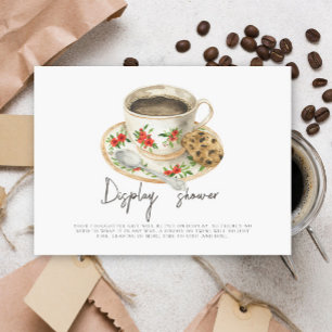 Love is brewing bridal shower Display shower Enclosure Card