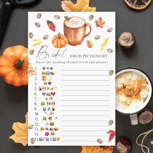 Love is brewing Bridal shower emoji pictionary (Creator Uploaded)