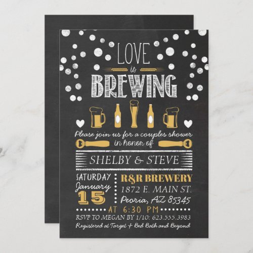 Love is Brewing Bridal Shower Invitation