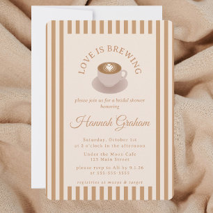 Love is Brewing Bridal Shower Invitation
