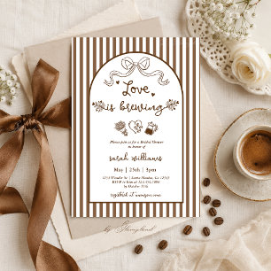 Love is Brewing Bridal Shower Invitation