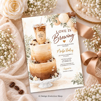 Love Is Brewing Bridal Shower Invitation 