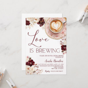 Love is Brewing Bridal Shower Invitation, Love is  Invitation