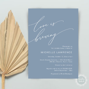 Love is Brewing, Bridal Shower Party Celebration Invitation