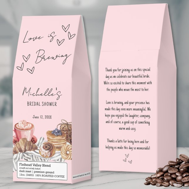 Love Is Brewing Bridal Shower Roasted Coffee (Love Is Brewing Bridal Shower Roasted Coffee)