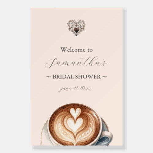 Love is Brewing Bridal Shower Simple Welcome Signs