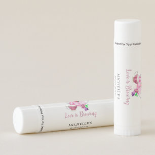 Love is Brewing Bridal Shower Tea Party Lip Balm