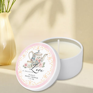 Love is Brewing Bridal Shower – Tea Party Mini Candle Favors