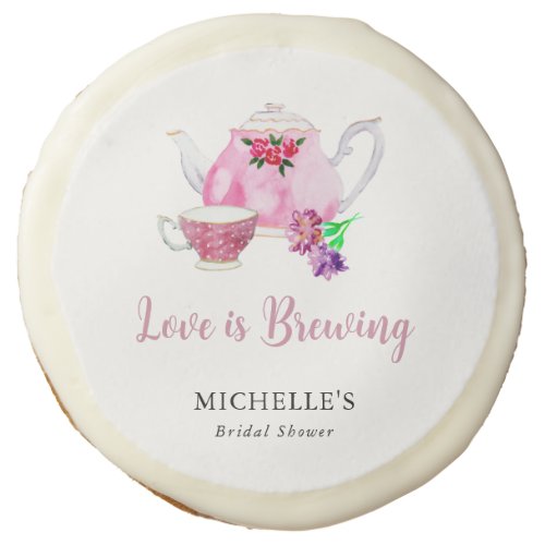 Love is Brewing Bridal Shower Tea Party  Sugar Cookie