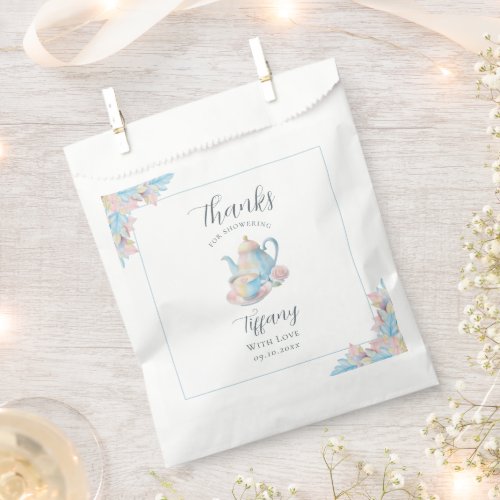 Love is Brewing Bridal Shower Tea Party Thank You Favor Bag