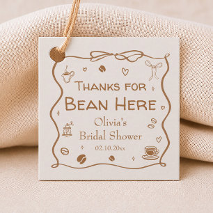 Love is Brewing Bridal Shower Thank You Favor Tags