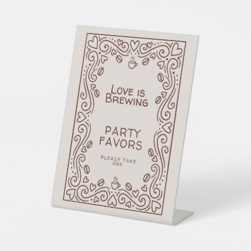 Love Is Brewing Bridal Shower Welcome Sign