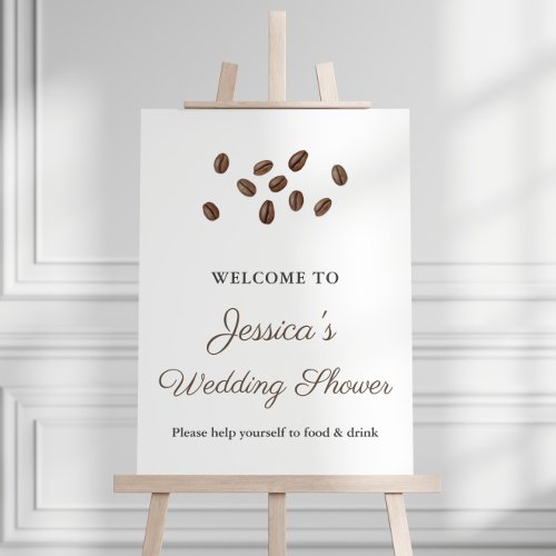 Love Is Brewing Bridal Shower Welcome Sign