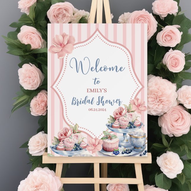 Love is brewing Bridal Tea party Welcome sign (Creator Uploaded)