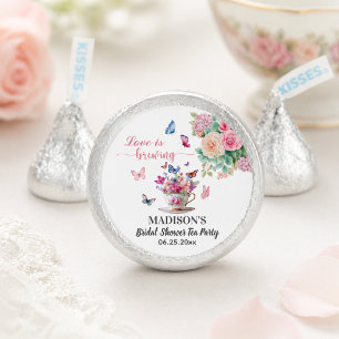 Love is Brewing Butterfly Bridal Shower Tea Party Hershey®'s Kisses®