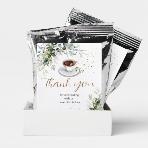 Love is Brewing Coffee Bar Party Thank You Coffee Drink Mix