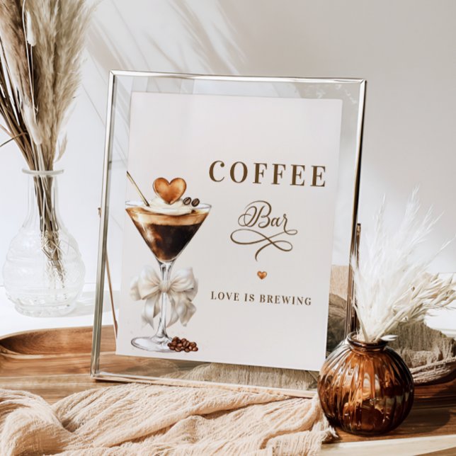 Love Is Brewing Coffee bar Poster (Creator Uploaded)