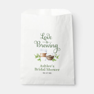 Love is Brewing Coffee Bean Treat Favor Bag