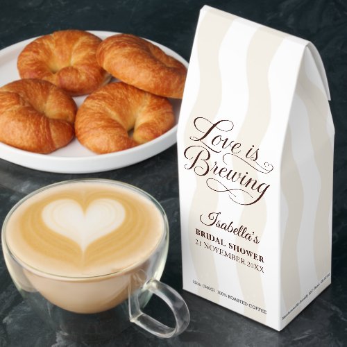 Love is Brewing Coffee Bridal Shower Favor