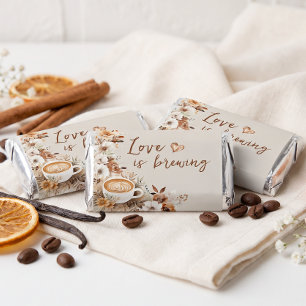 Love is Brewing Coffee Bridal Shower Hershey's Miniatures