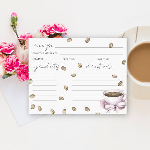 Love is brewing coffee bridal shower recipe