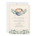 Love is Brewing Coffee Eucalyptus Bridal Shower 