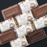 Love is brewing coffee fall bridal shower favors<br><div class="desc">Love is brewing coffee fall bridal shower edible favors personalized printied mini chocolates,  cappuccino  coffee cup brown roses fall flowers bridal shower personalized candy favors</div>