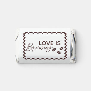 Love is Brewing Coffee Theme Bridal Shower Hershey's Miniatures